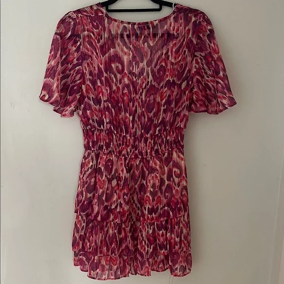 Women's Pink Patterned Top - Picture 3 of 5